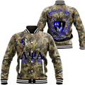 Lambda Psi Alpha Fraternity Camo Baseball Jackets | Africazone.store