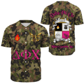 Delta Phi Chi Camo Baseball Jerseys | Africazone.store