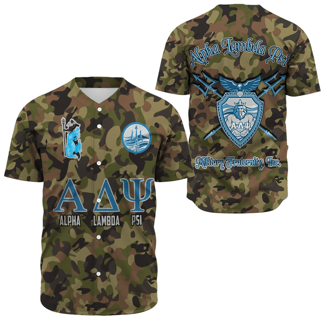 Alpha Lambda Psi Camo Baseball Jerseys | Africazone.store