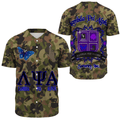 Lambda Psi Alpha Sorority Camo Baseball Jerseys | Africazone.store