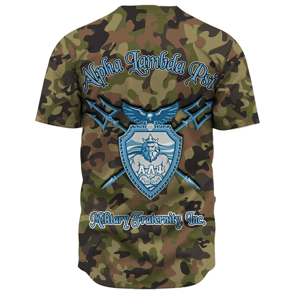 Alpha Lambda Psi Camo Baseball Jerseys | Africazone.store