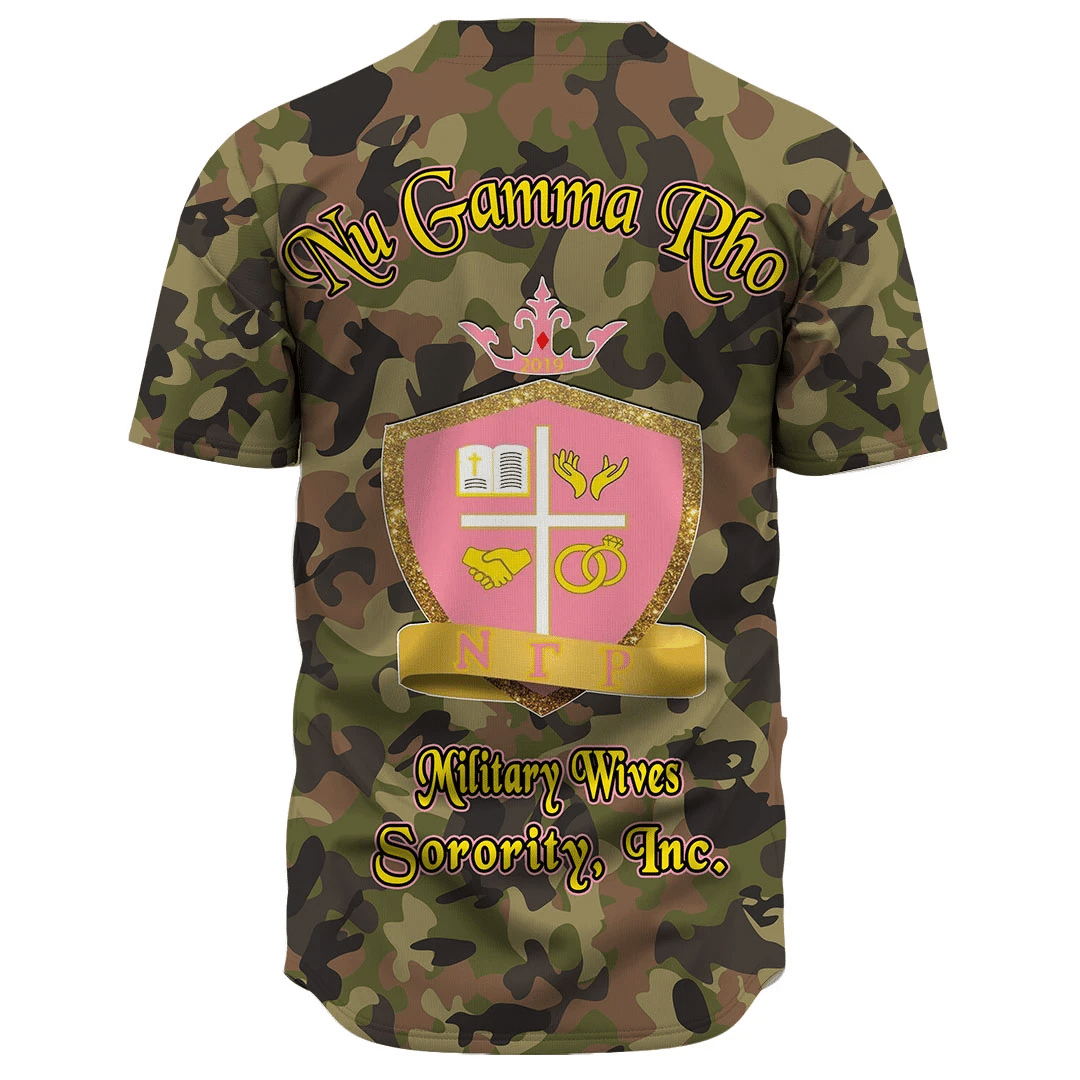 Nu Gamma Rho Camo Baseball Jerseys | Africazone.store