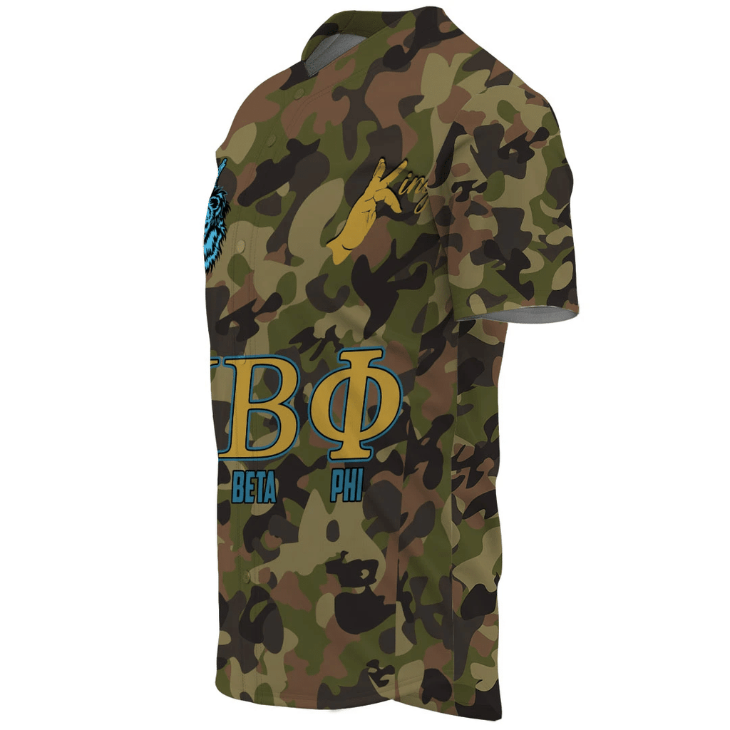 Mu Beta Phi Camo Baseball Jerseys | Africazone.store