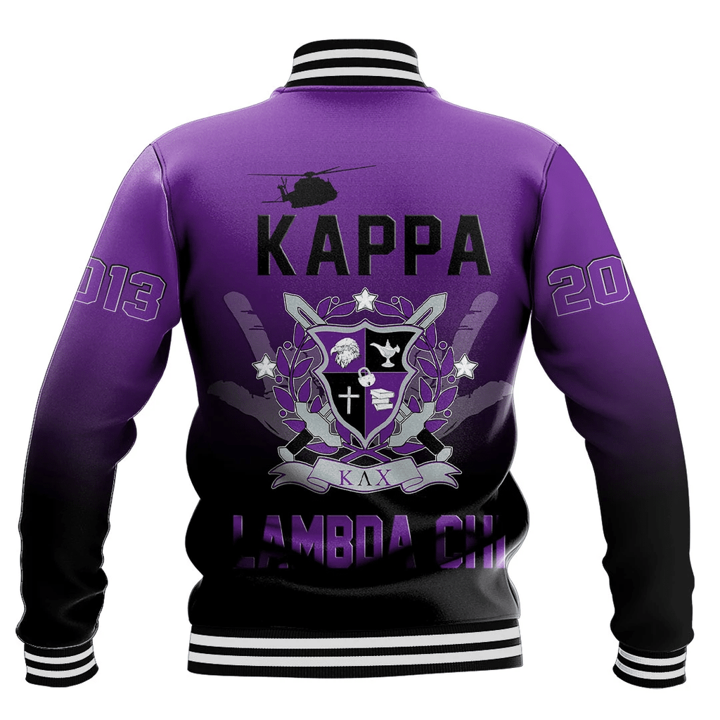 Kappa Lambda Chi Gradient Baseball Jackets | Africazone.store