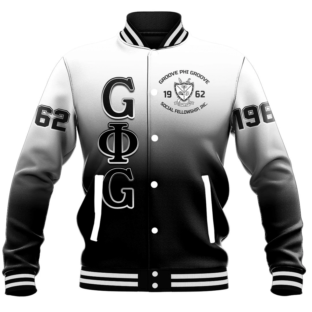 Groove Phi Groove Gradient Baseball Jackets | Africazone.store