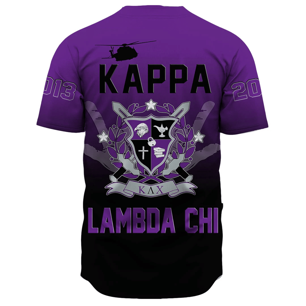 Kappa Lambda Chi Gradient Baseball Jerseys | Africazone.store