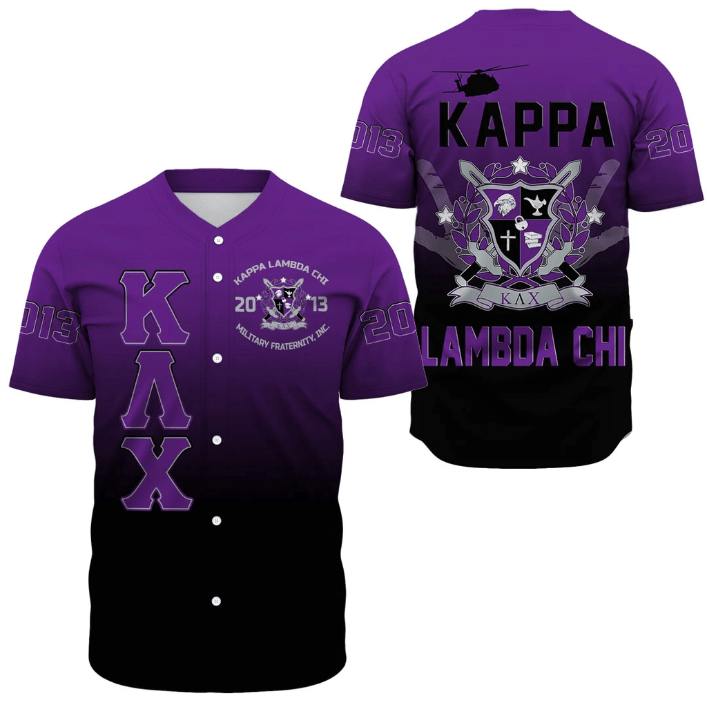 Kappa Lambda Chi Gradient Baseball Jerseys | Africazone.store