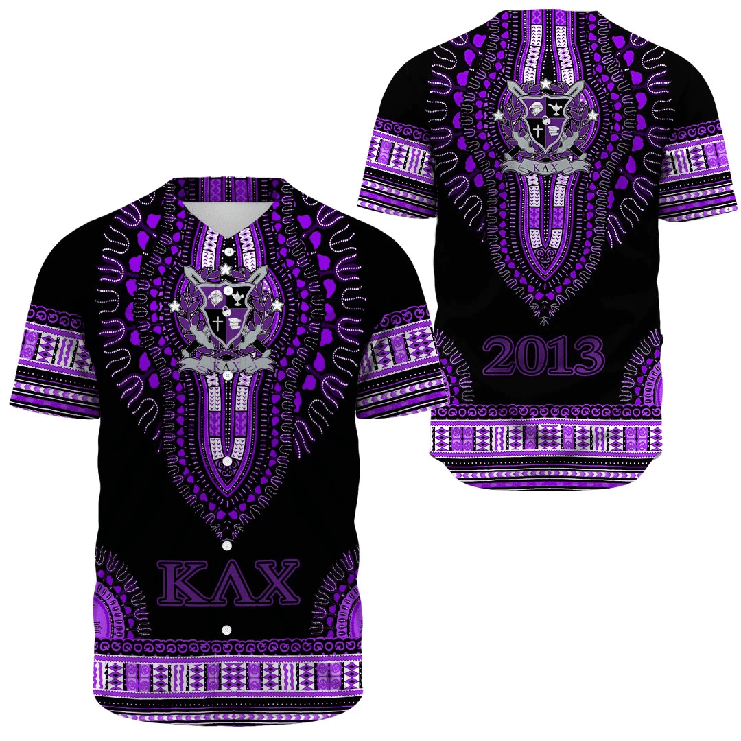 Kappa Lambda Chi Dashiki Baseball Jerseys | Africazone.store