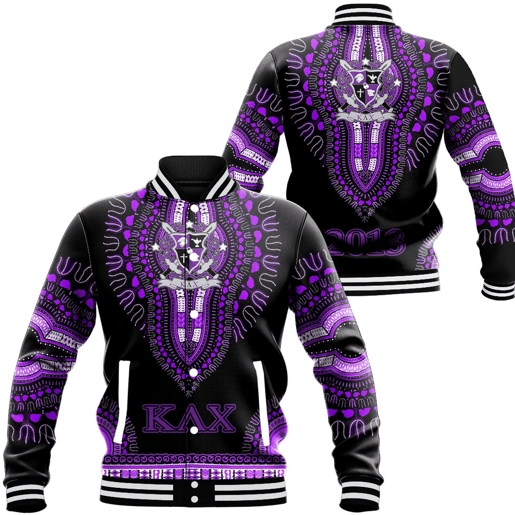 Kappa Lambda Chi Dashiki Baseball Jackets | Africazone.store