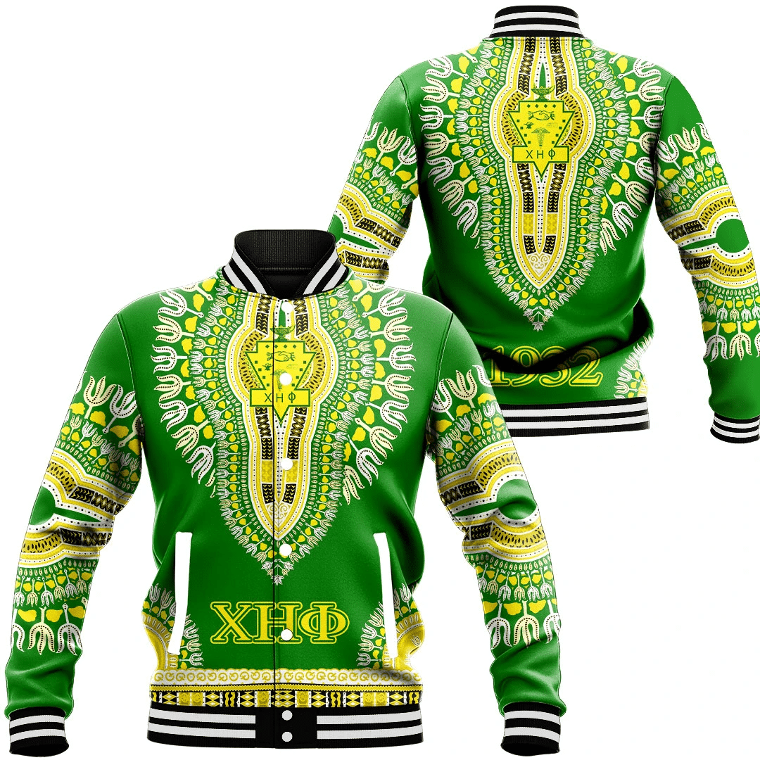 Chi Eta Phi Dashiki Baseball Jackets | Africazone.store