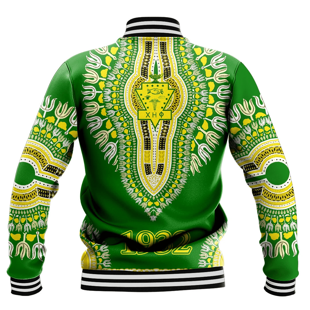 Chi Eta Phi Dashiki Baseball Jackets | Africazone.store