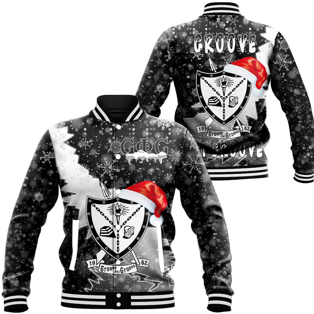 Groove Phi Groove Christmas Baseball Jackets | Africazone.store
