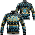 Mu Beta Phi Letter Christmas Baseball Jackets | Africazone.store