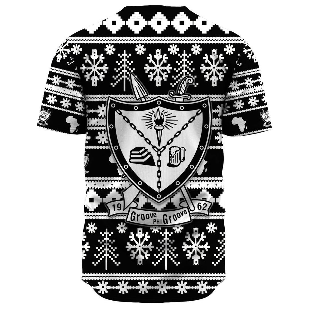 Groove Phi Groove Letter Christmas Baseball Jerseys | Africazone.store