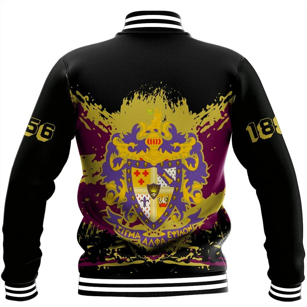 Tip Style Sigma Alpha Epsilon Baseball Jacket A31