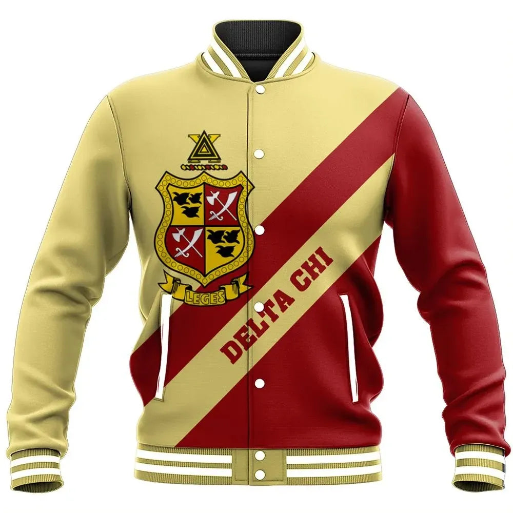 Tech Style Tech Style Delta Chi Baseball Jacket A31