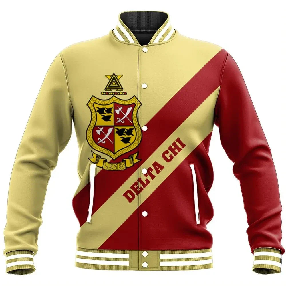 Tech Style Tech Style Delta Chi Baseball Jacket A31