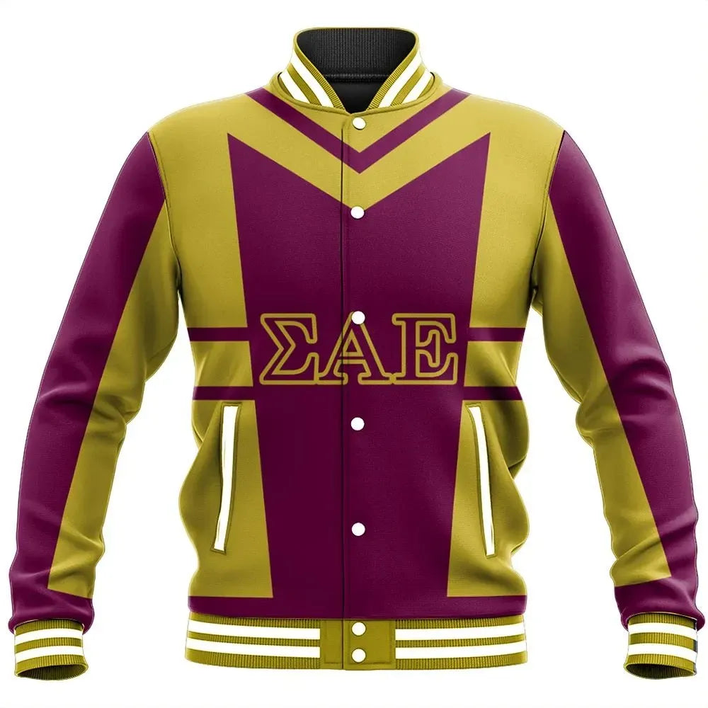 Lugg Style Sigma Alpha Epsilon Baseball Jacket A31