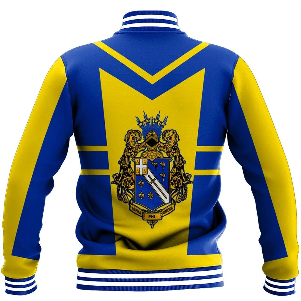 Lugg Style Alpha Phi Omega Baseball Jacket A31