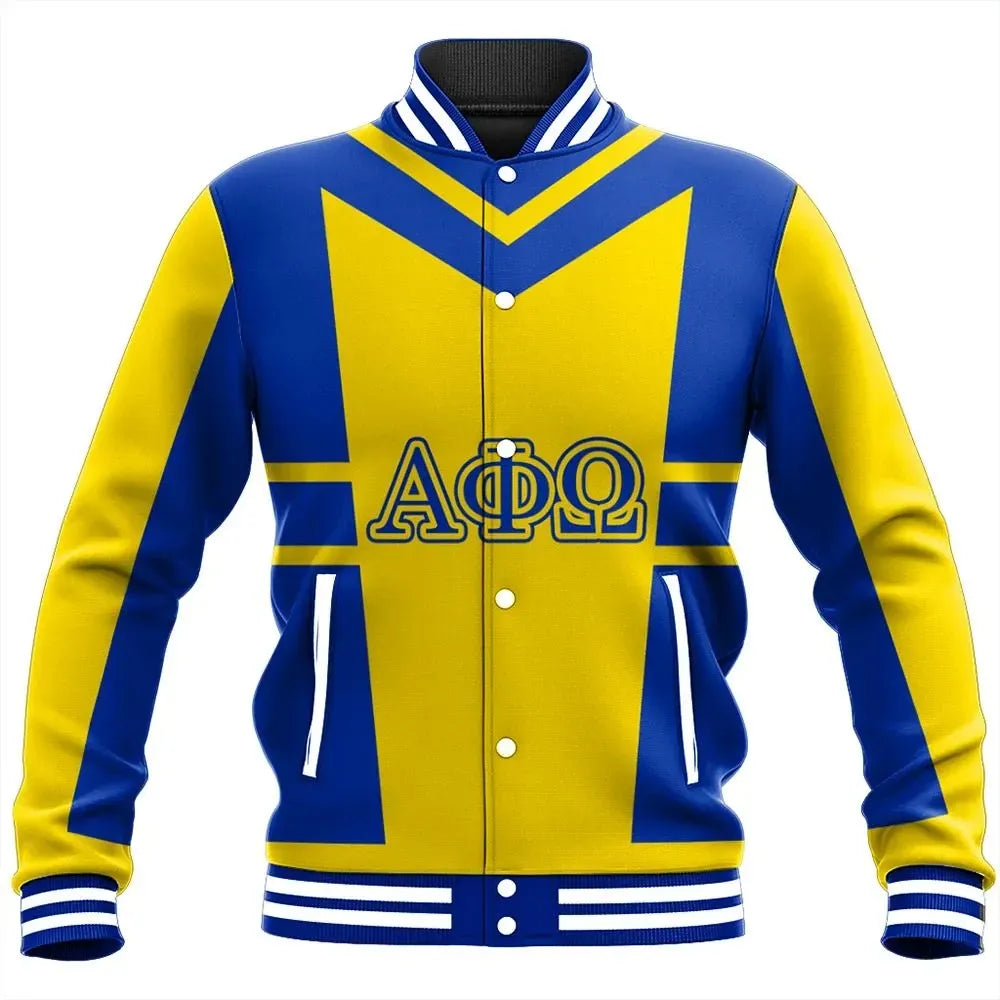 Lugg Style Alpha Phi Omega Baseball Jacket A31