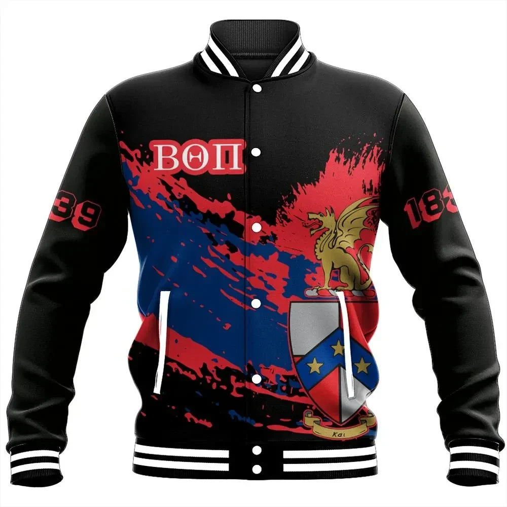 Tip Style Beta Theta Pi Baseball Jacket A31