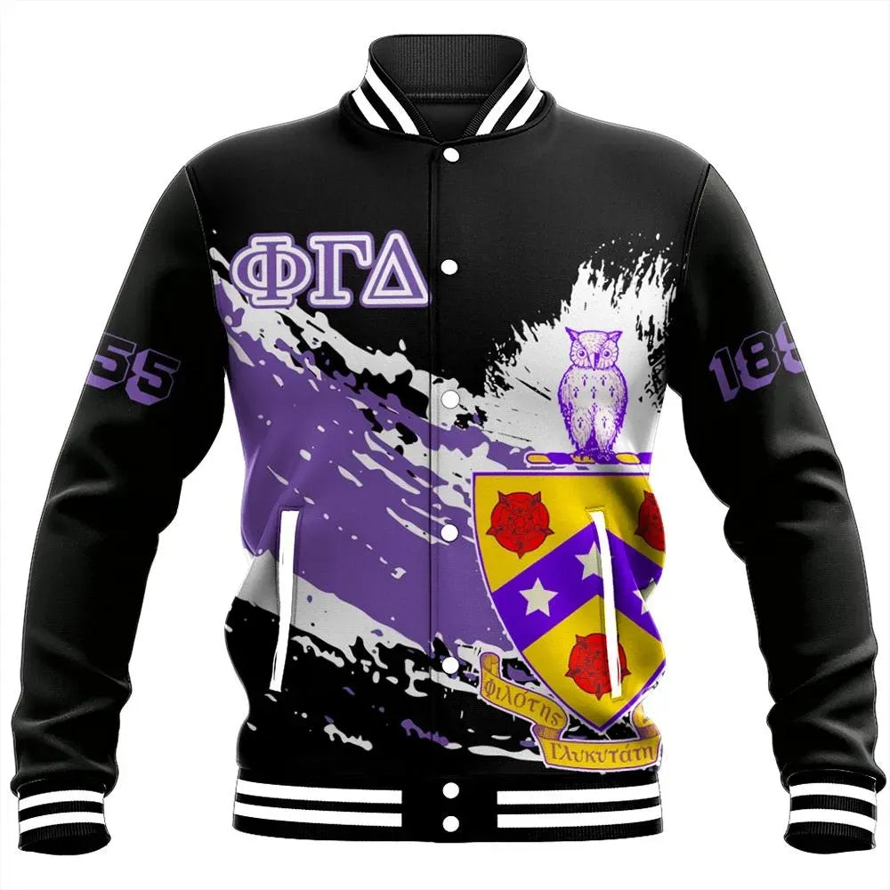 Tip Style Phi Gamma Delta Baseball Jacket A31