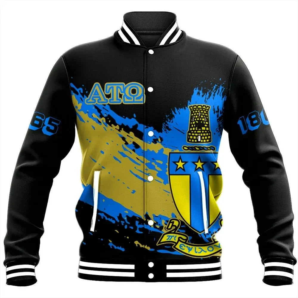 Tip Style Alpha Tau Omega Baseball Jacket A31