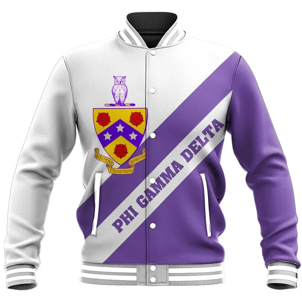 Tech Style Tech Style Phi Gamma Delta Baseball Jacket A31