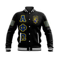 Alpha Phi Omega Letters Baseball Jacket | Africa Zone.com