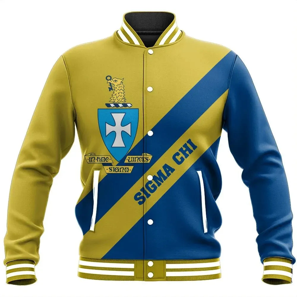 Tech Style Tech Style Sigma Chi Baseball Jacket A31