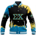 Sigma Chi Face Style Baseball Jacket | Africa Zone.com