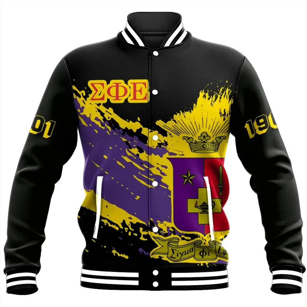 Tip Style Sigma Phi Epsilon Baseball Jacket A31