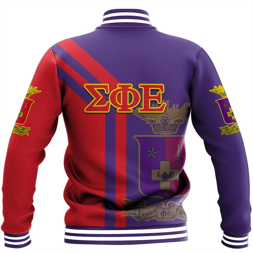 Alva Sigma Phi Epsilon Baseball Jacket A31