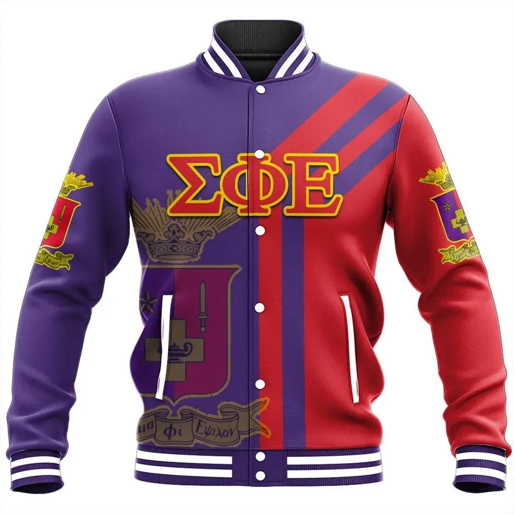 Alva Sigma Phi Epsilon Baseball Jacket A31