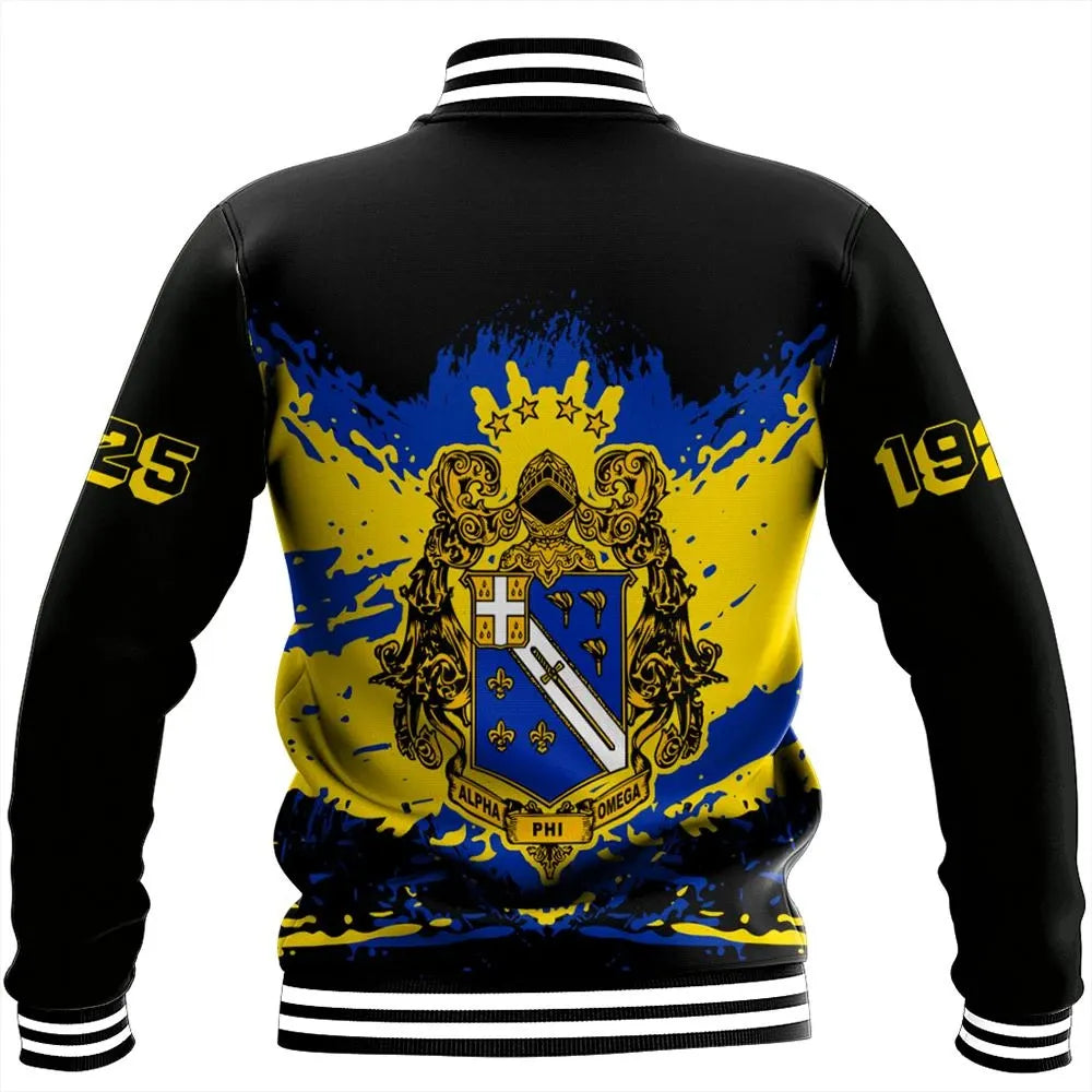 Tip Style Alpha Phi Omega Baseball Jacket A31