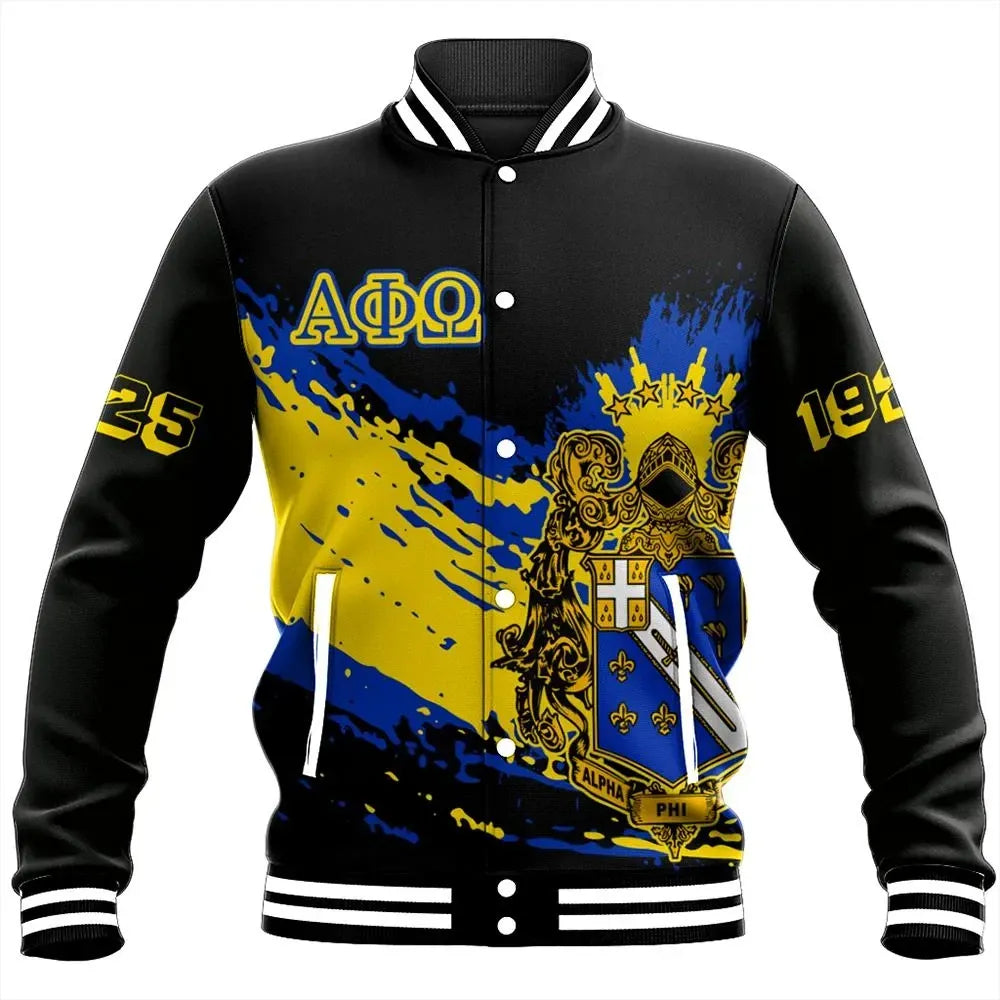 Tip Style Alpha Phi Omega Baseball Jacket A31