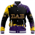 Sigma Alpha Epsilon Face Style Baseball Jacket | Africa Zone.com