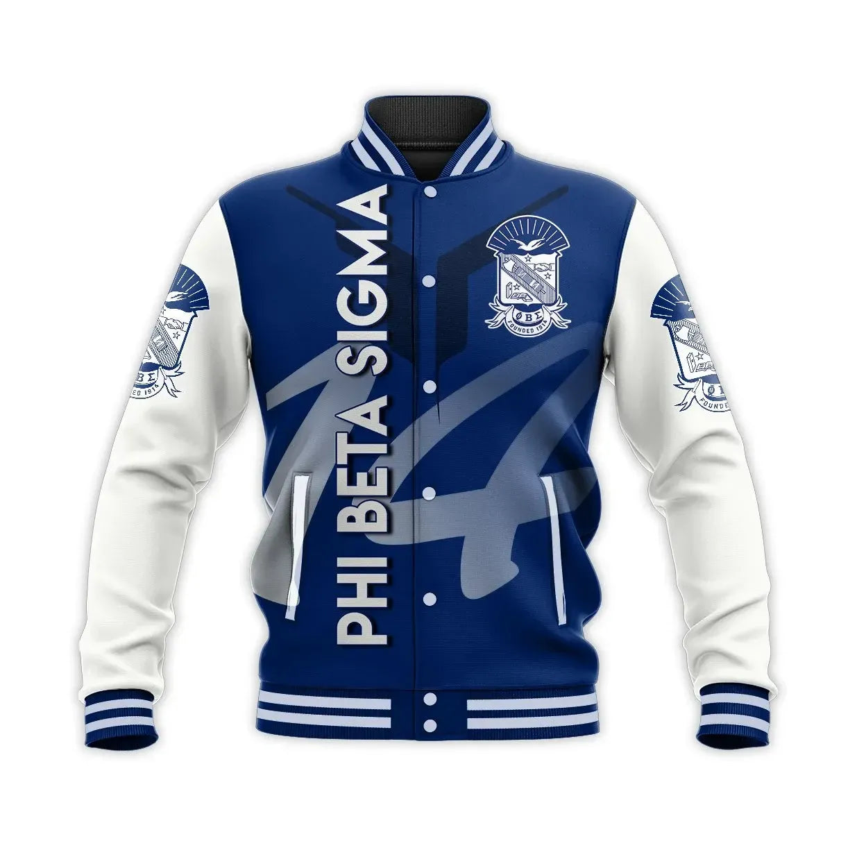 Phi Beta Sigma Baseball Jacket Drinking Style | Getteestore.com
