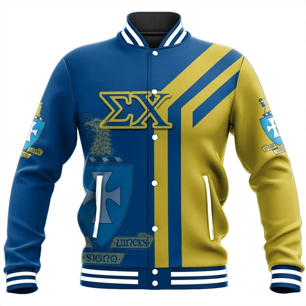 Alva Sigma Chi Baseball Jacket A31