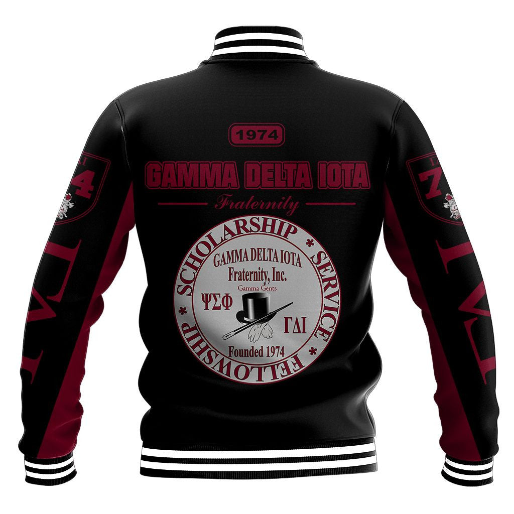 Gamma Delta Iota Frat 1974 Baseball Jacket J5