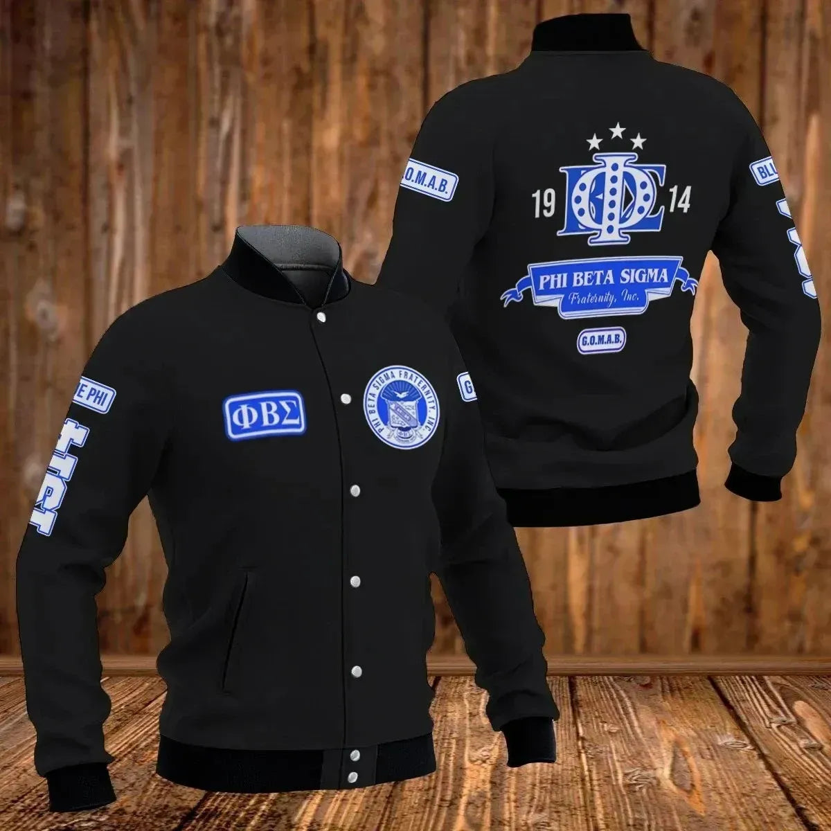 Phi Beta Sigma Toan Style Baseball Jacket