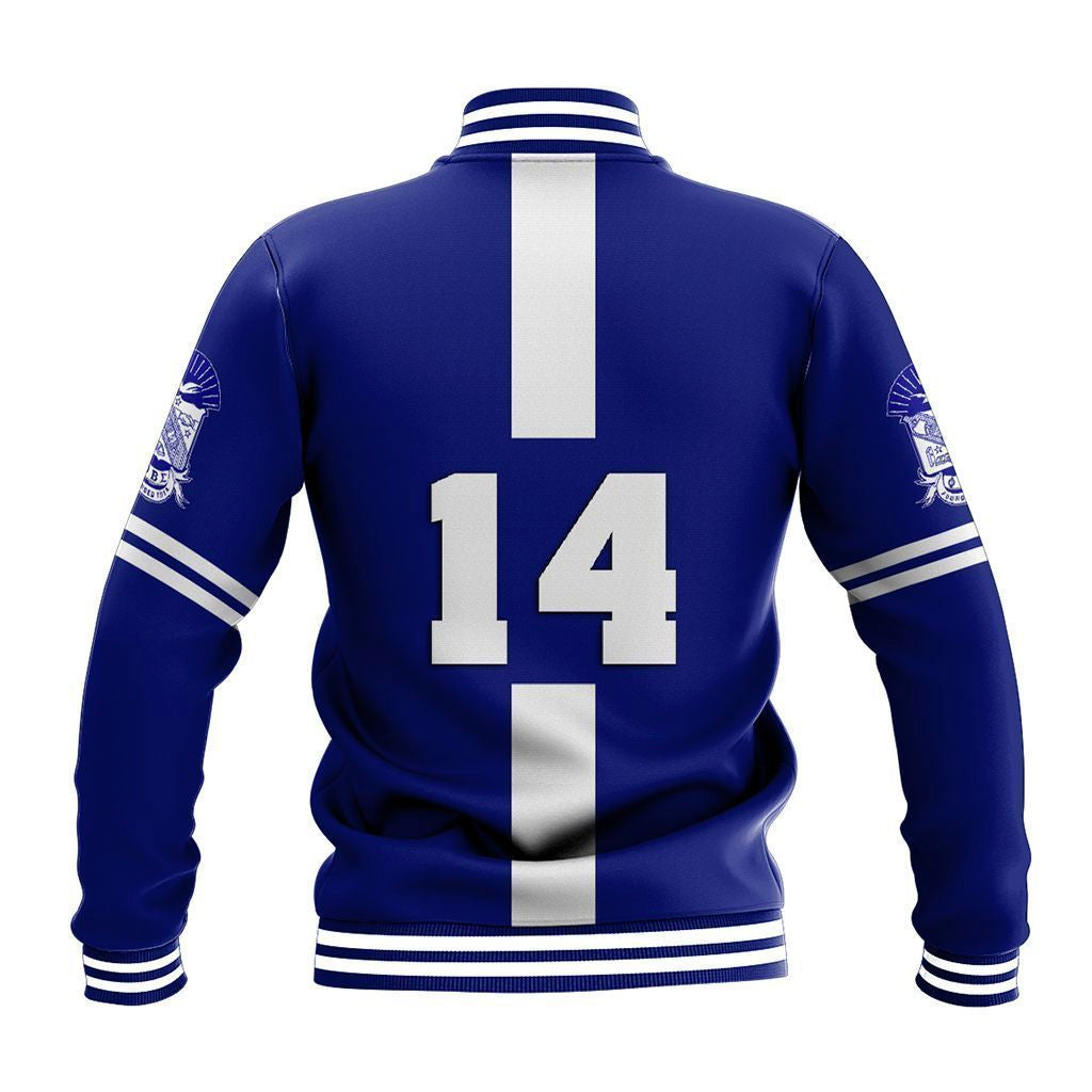 Africa Zone Jacket - PHI BETA SIGMA SAINT STYLE BASEBALL JACKET A31
