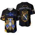 Personalised Alpha Phi Omega mix Oakleaf - APhiO Baseball Jersey
