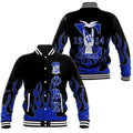 Africa Zone Jacket - PHI BETA SIGMA HAND SIGN FLAME BASEBALL JACKETS A39