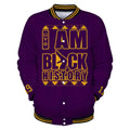 Que I Am Black History Baseball Jacket