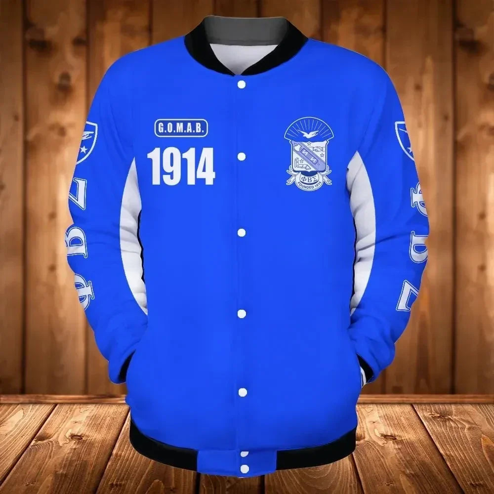 Phi Beta Sigma Baseball Jacket