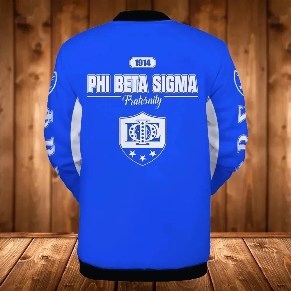 Africa Zone Jacket - Phi Beta Sigma Giang Style Baseball Jacket J5