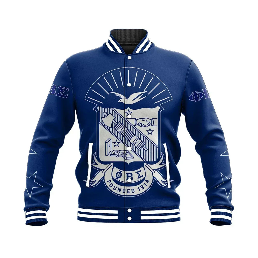 Phi Beta Sigma Fraternity Baseball Jacket | Africazone.store