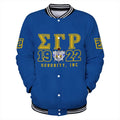 Lux Sigma Gamma Rho Mini Poodle Baseball Jacket
