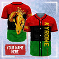 Africa Zone Baseball Jersey - Personalized Pan Africa